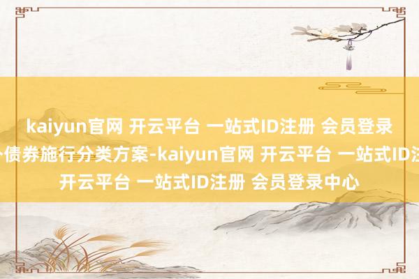 kaiyun官网 开云平台 一站式ID注册 会员登录中心对其刊行境外债券施行分类方案-kaiyun官网 开云平台 一站式ID注册 会员登录中心