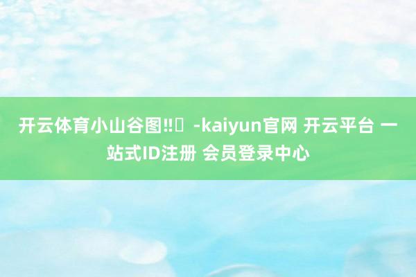 开云体育小山谷图‼️-kaiyun官网 开云平台 一站式ID注册 会员登录中心